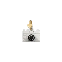 Charm Dodo Mariani in Argento S100K MACCHINA FOTOGRAFICA - S100K MACCHINA FOTOGRAFICA